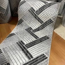 Доріжка Panda 1.2м (1072)  Grey/Black