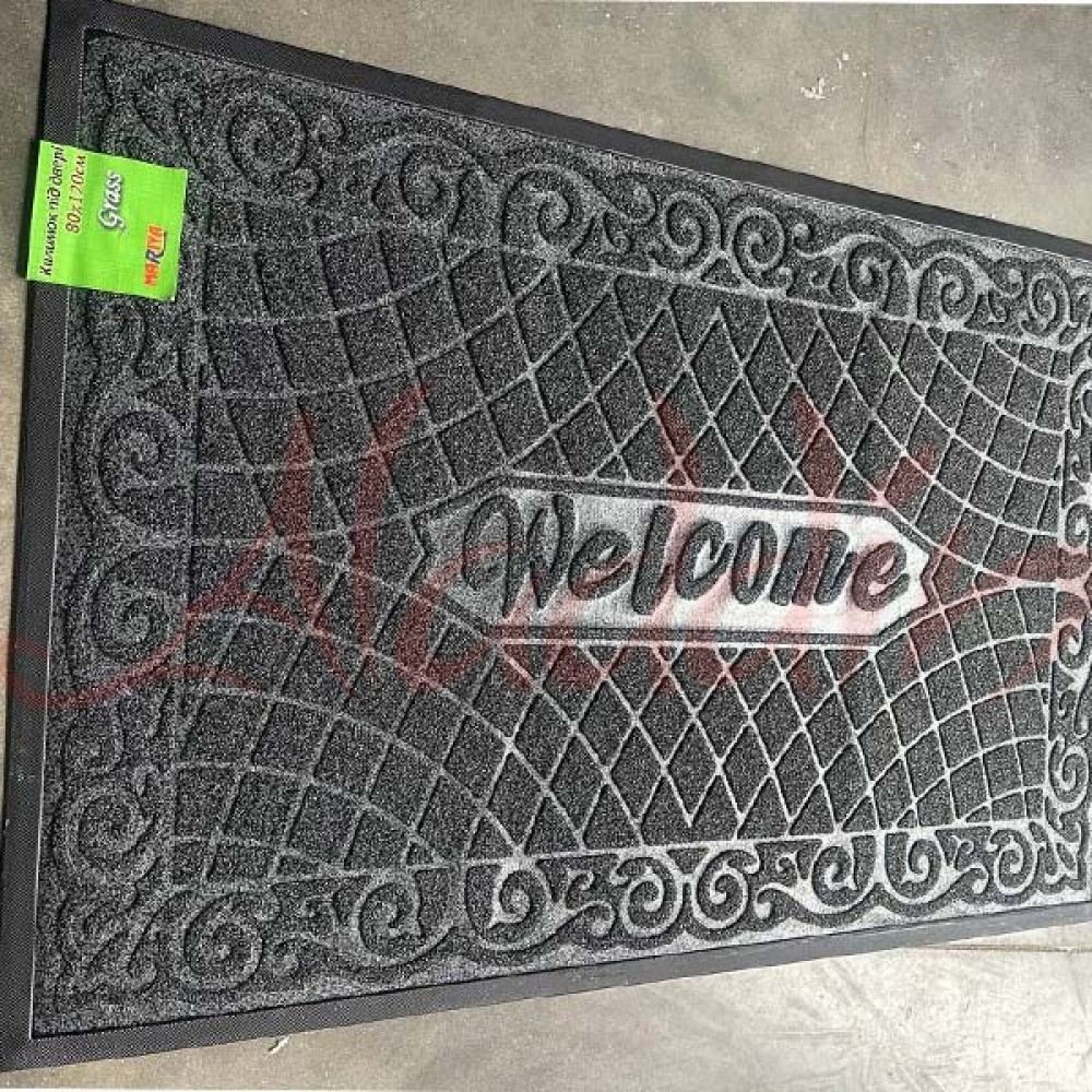 Вхідний килимок Grass - 80х120 см (Black)