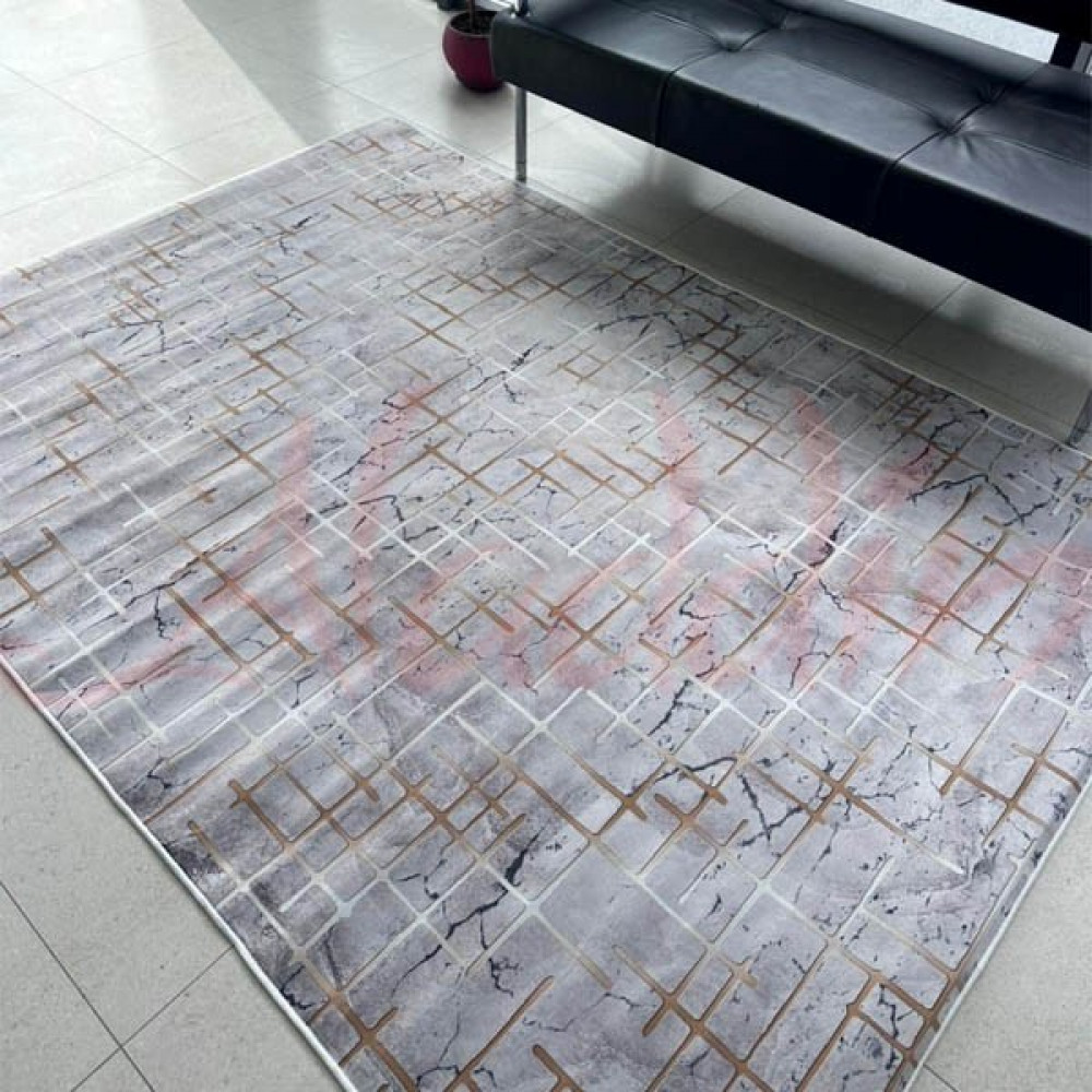 Килим NovaLine K20 Light Grey - 80х150