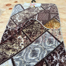Набір килимків Panda (100х60 см + 60х50 см) Brown/Grey