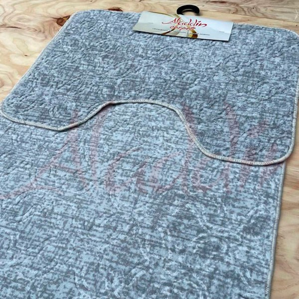 Набір килимків Panda (100х60 см + 60х50 см) Grey mirror