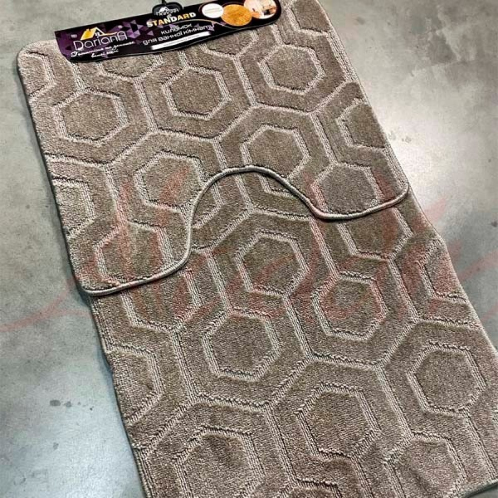 Набір килимків Dariana (100х60 см + 60х50 см) Dark Beige