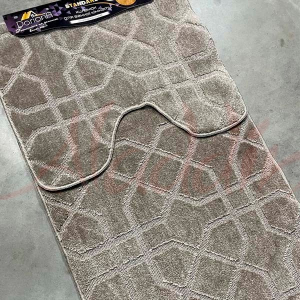 Набір килимків Dariana (100х60 см + 60х50 см) Beige Geometry