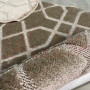 Набір килимків Dariana (100х60 см + 60х50 см) Beige Geometry Набір килимків Dariana (100х60 см + 60х50 см) Beige Geometry