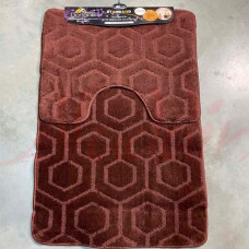 Набір килимків Dariana (100х60 см + 60х50 см) Brown