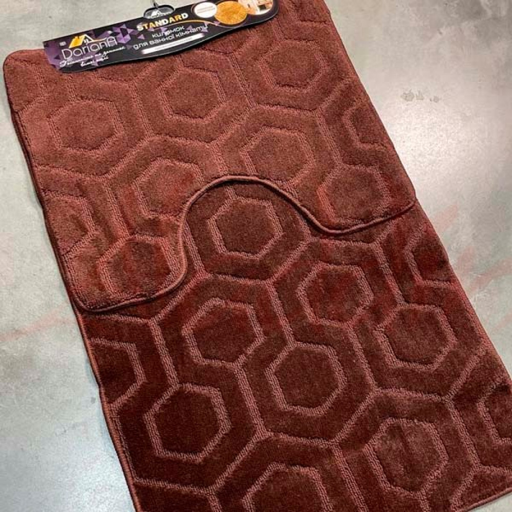 Набір килимків Dariana (100х60 см + 60х50 см) Brown