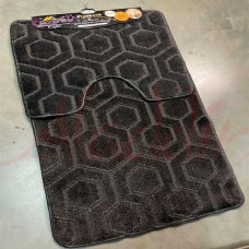 Набір килимків Dariana (100х60 см + 60х50 см) Dark Grey