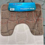 Набір килимків в ванну кімнату Relana (50х80 см + 50x40 см)  Beige