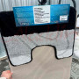 Набір килимків в ванну кімнату Relana (50х80 см + 50х40 см) Black Silver Abstract