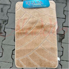 Набір килимків в ванну кімнату Relana (50х80 см + 50x40 см) Light Beige