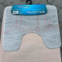 Набір килимків в ванну кімнату Relana (50х80 см + 50x40 см) Light Gray
