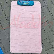 Набір килимків в ванну кімнату Relana (60х100 см + 50х60 см) Light Pink