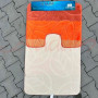 Набір килимків в ванну кімнату Relana (60х100 см + 50х60 см) Orange Floral