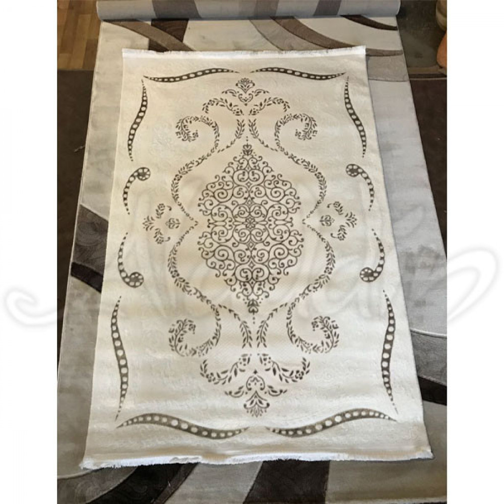 Килим акриловий Mirza 5741 Ivory/Brown - 160х230, Овал