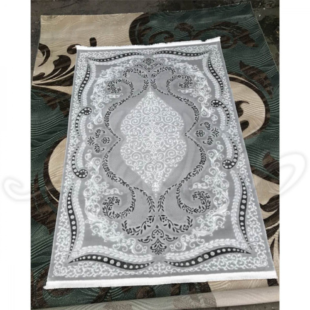 Килим акриловий Mirza 5741 Ivory/Grey - 160х230, Овал