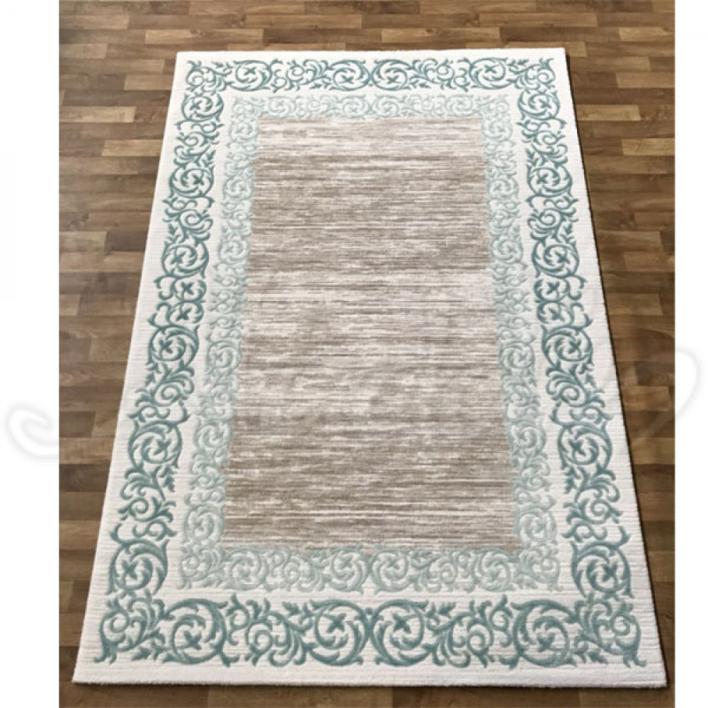 Килим акриловий Neva 6354 IVORY/TURKUAZ - 200х300, Прямокутний