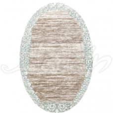 Килим акриловий Neva 6354 IVORY/TURKUAZ - 160х230, Овал