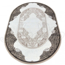 Килим акриловий Neva 7417 L.BEIGE/IVORY - 160х230, Овал