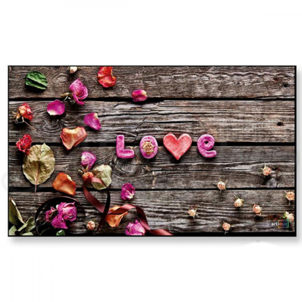 Килимок на гумовій основі "Love"  К-602-116