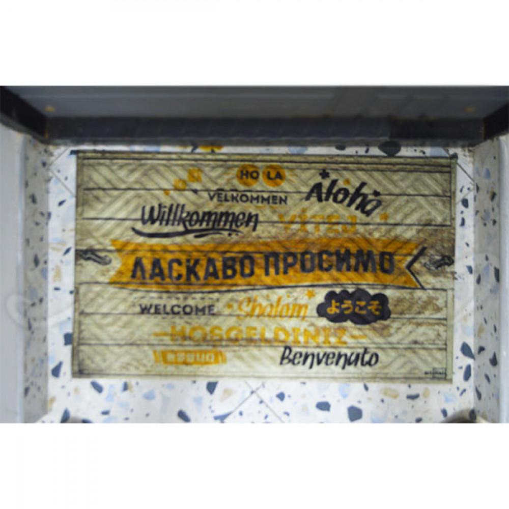 Килимок на гумовій основі "Ласкаво просимо"  К-602-36-1