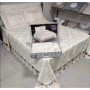 Жакардовий плед з мереживом ТМ Vendy (650 гр/м2) Жакардовий плед з мереживом ТМ Vendy (650 гр/м2)