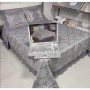 Жакардовий плед з мереживом ТМ Vendy (650 гр/м2) Жакардовий плед з мереживом ТМ Vendy (650 гр/м2)