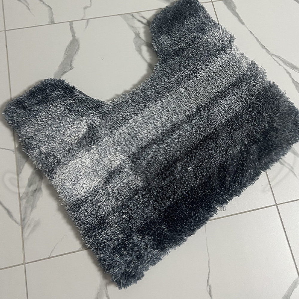 Килимок для ванної та туалету Pearl (сірий) 50x60 см