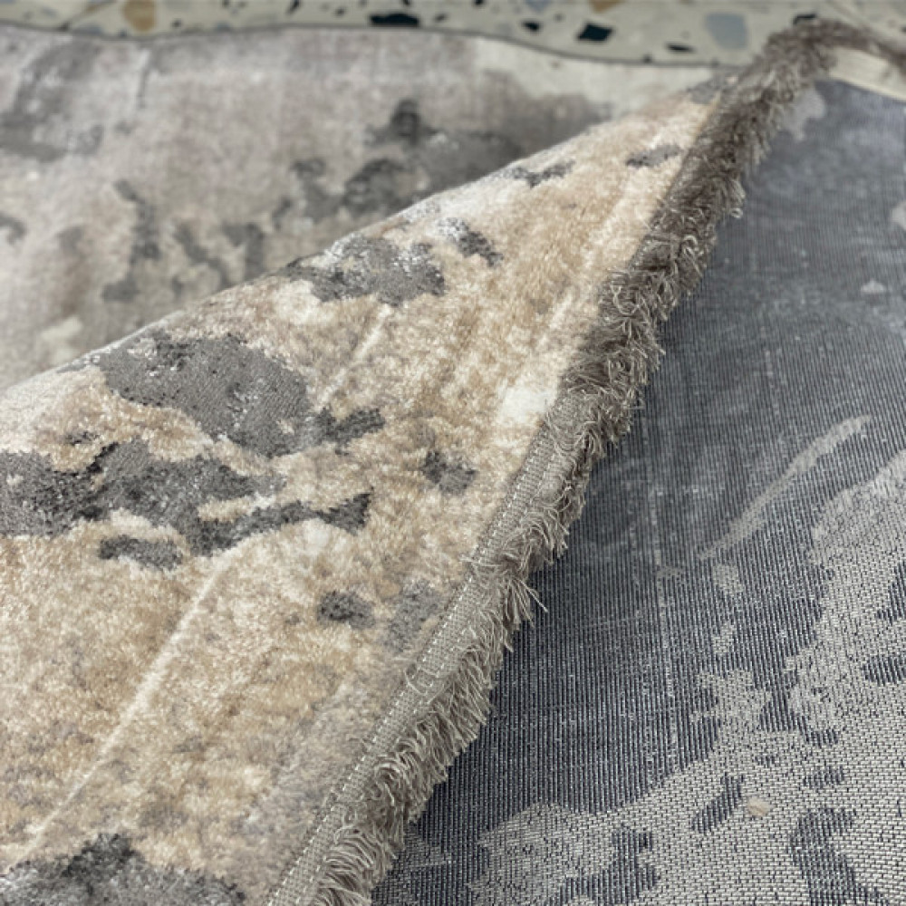 Килим Moda 04591A L.Grey/ Beige - 78х150, Овал