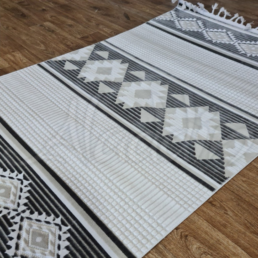 Килим Garden 04819B крем/сірий - 200х290