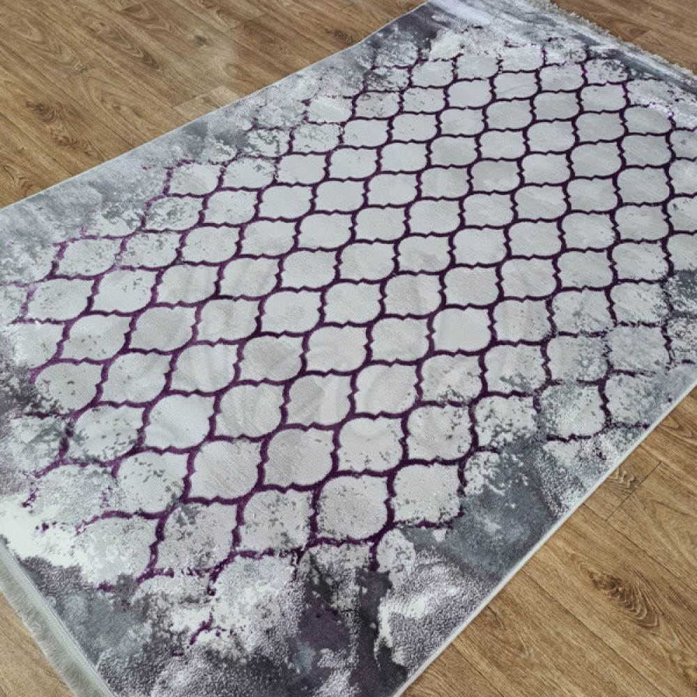 Килим Moda 5758A Grey/ Lilac Gri HB - 78х150