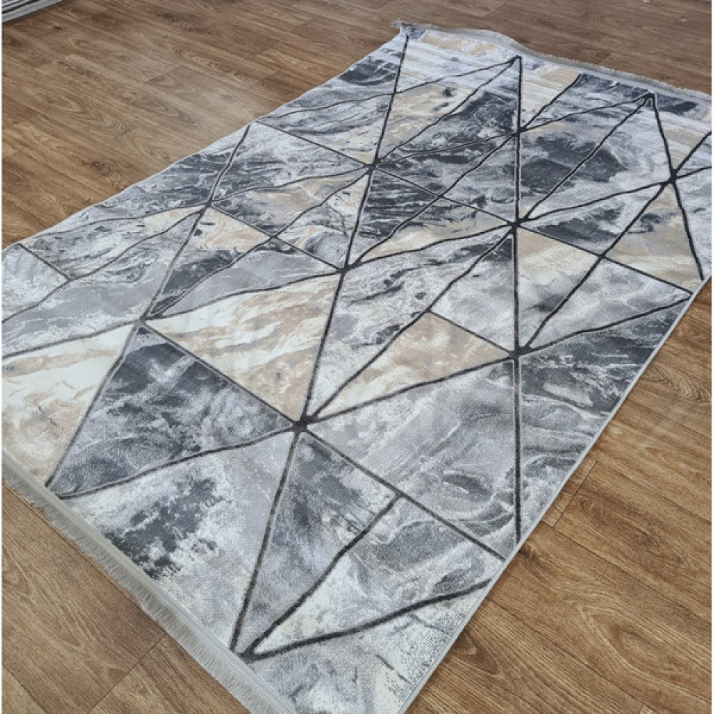 Килим Moda 5759  L.Grey/ Antrasit - 78х150