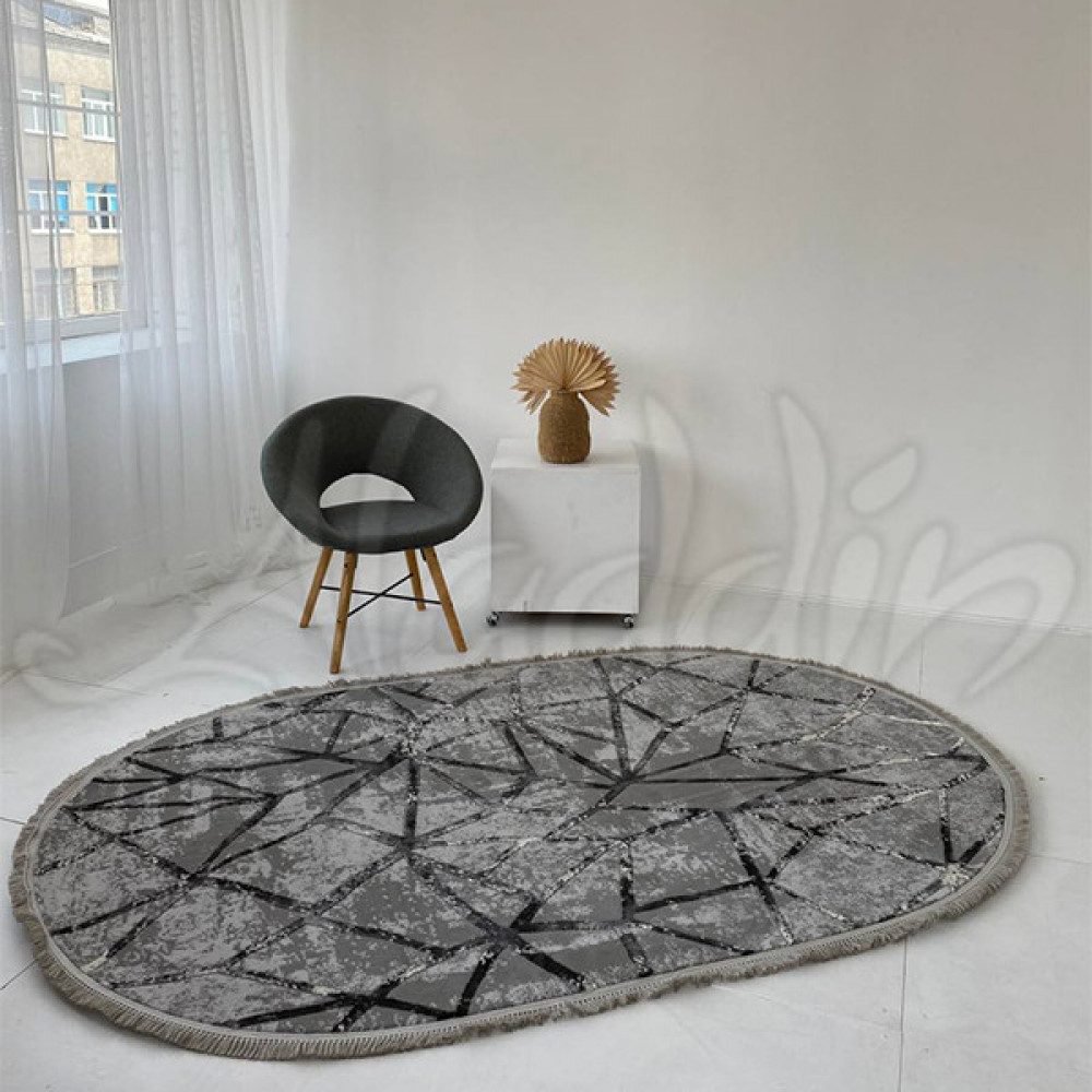 Килим Jasmine 8557 (o) Grey - 60х110