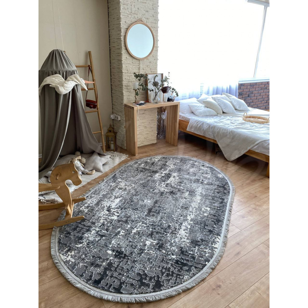 Килим Jasmine 8097 (o) Grey - 80х150