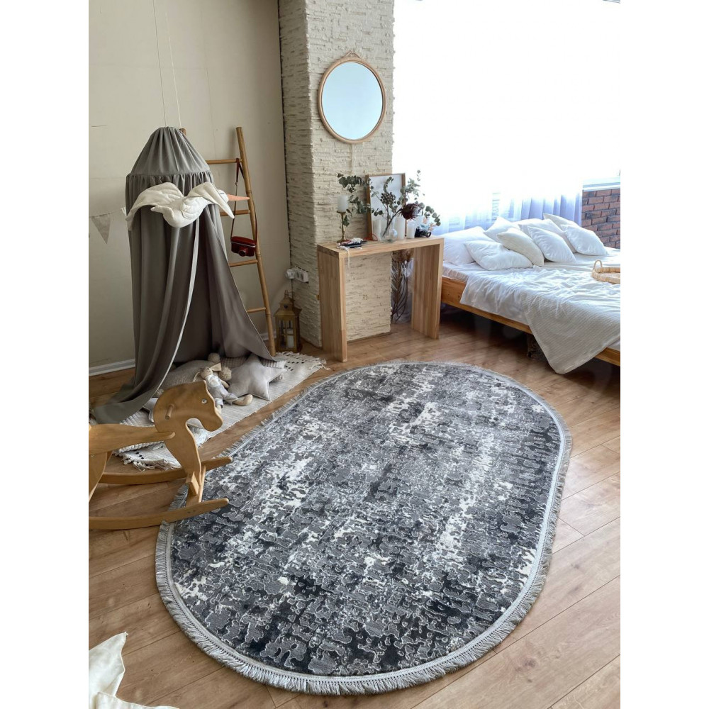 Килим Jasmine 8097 (o) Grey - 80х150