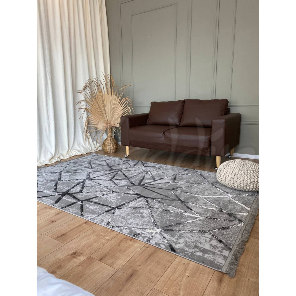 Килим Jasmine 8557 Grey - 100х200