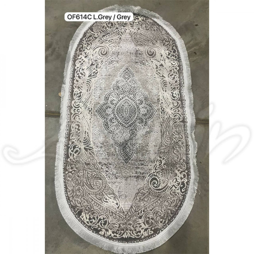 Килим Presto 614C L.Grey/Grey (о) - 200х300