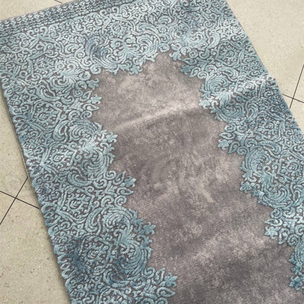 Килим Everest 3358V Grey/Blue - 80х150