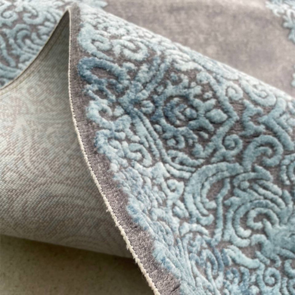 Килим Everest 3358V Grey/Blue - 80х150