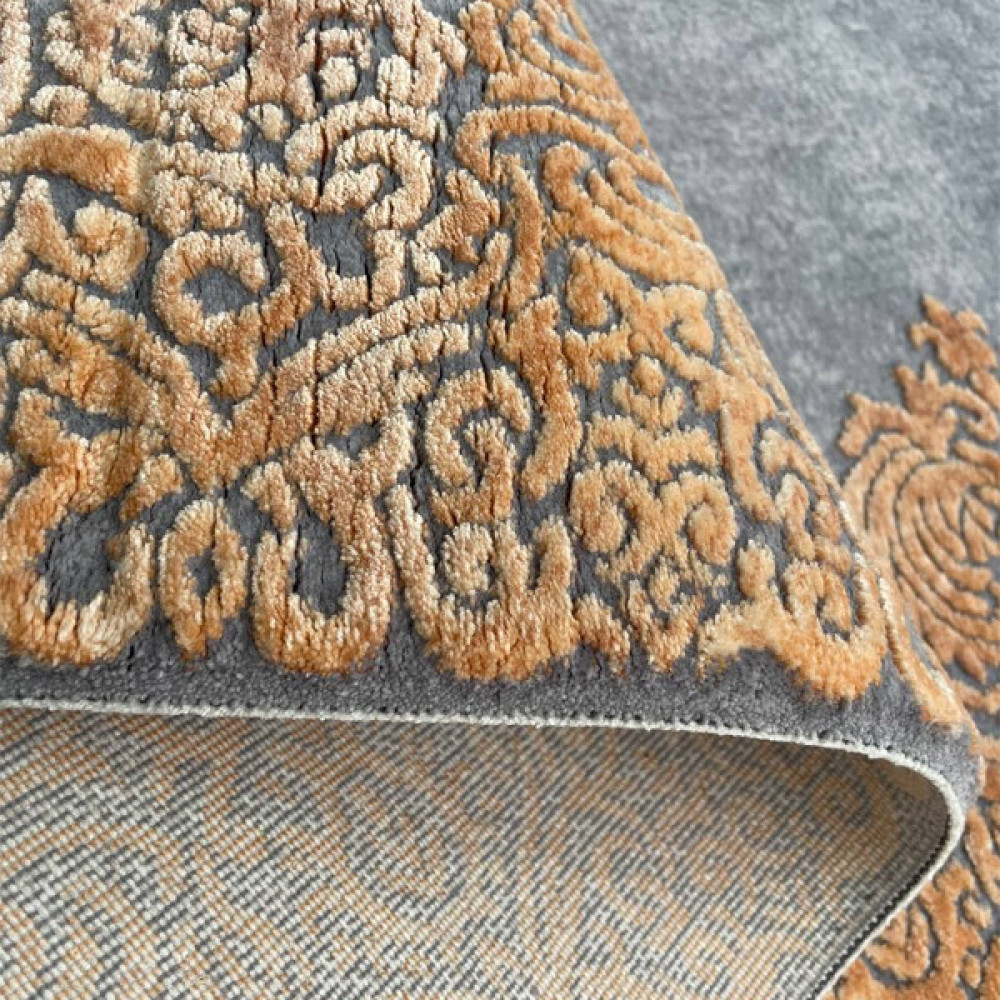 Килим Everest 3358Z Grey/Brick - 150х150