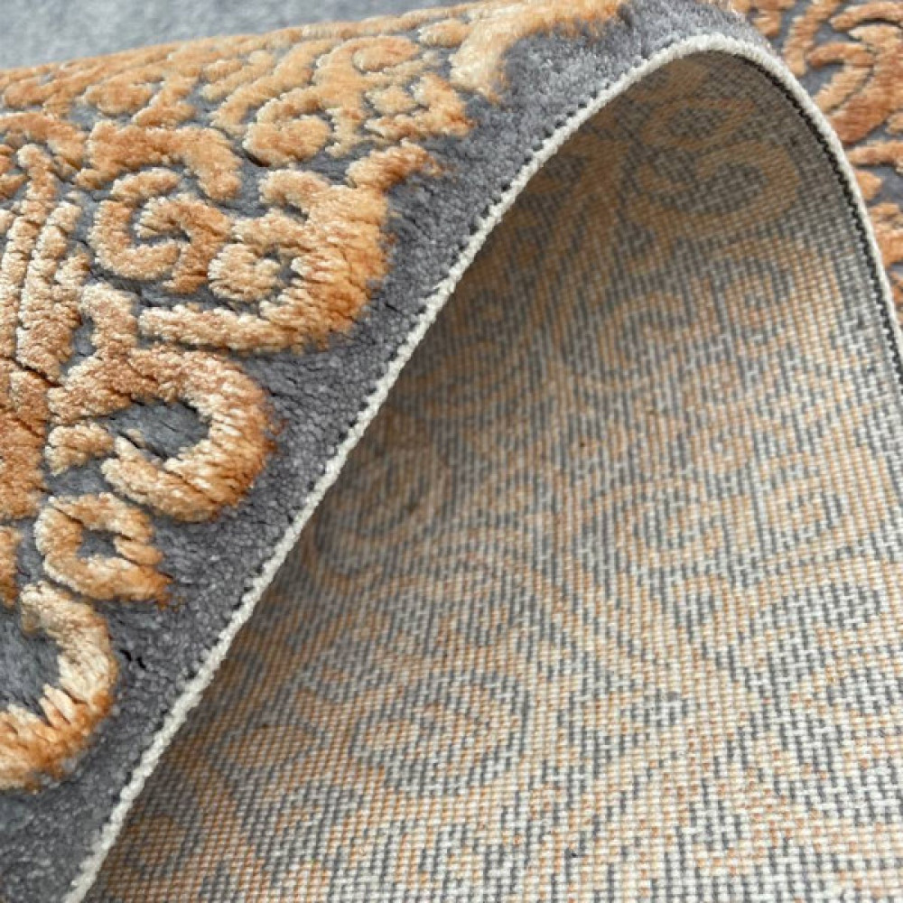 Килим Everest 3358Z Grey/Brick - 150х150