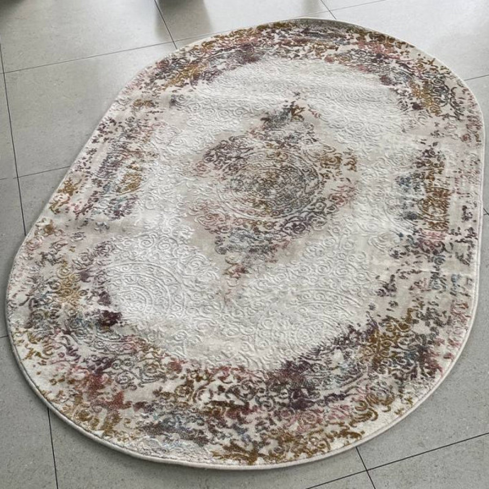 Килим Retro 8318T Beige/Gold (о) - 120х180