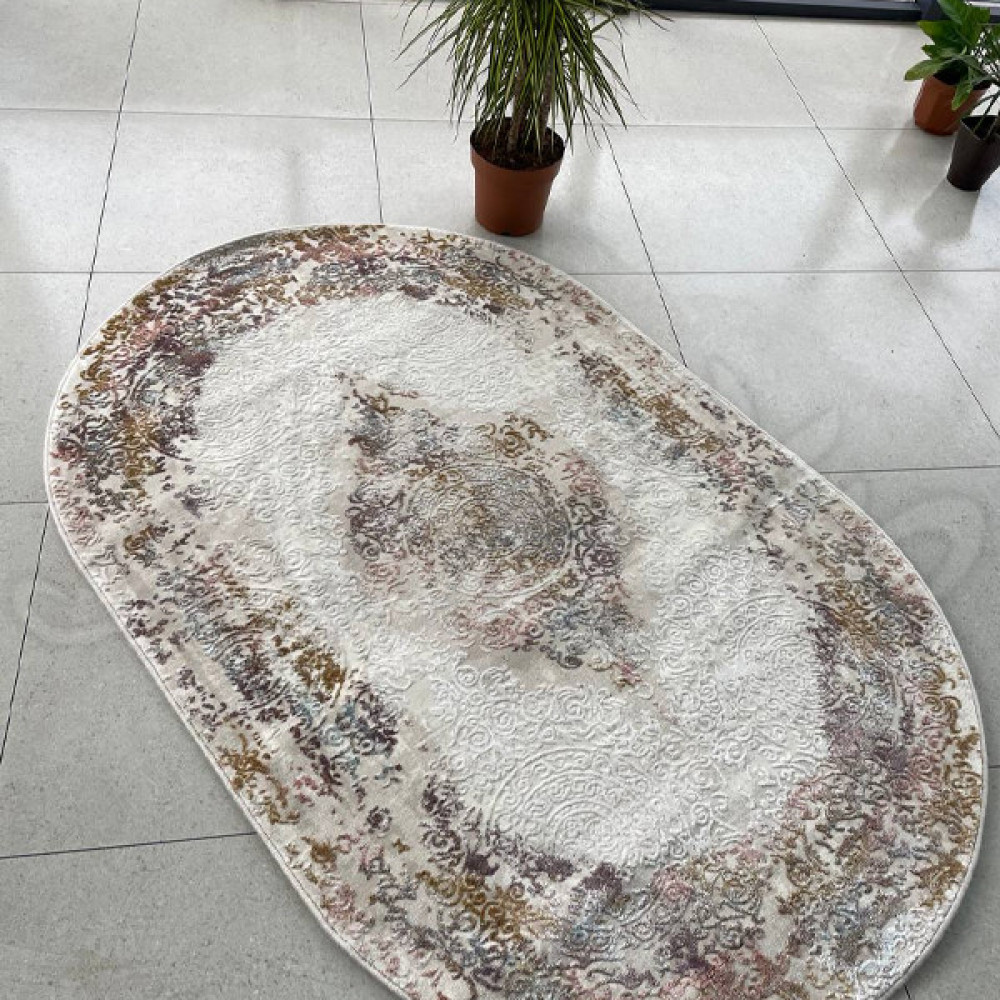 Килим Retro 8318T Beige/Gold (о) - 120х180