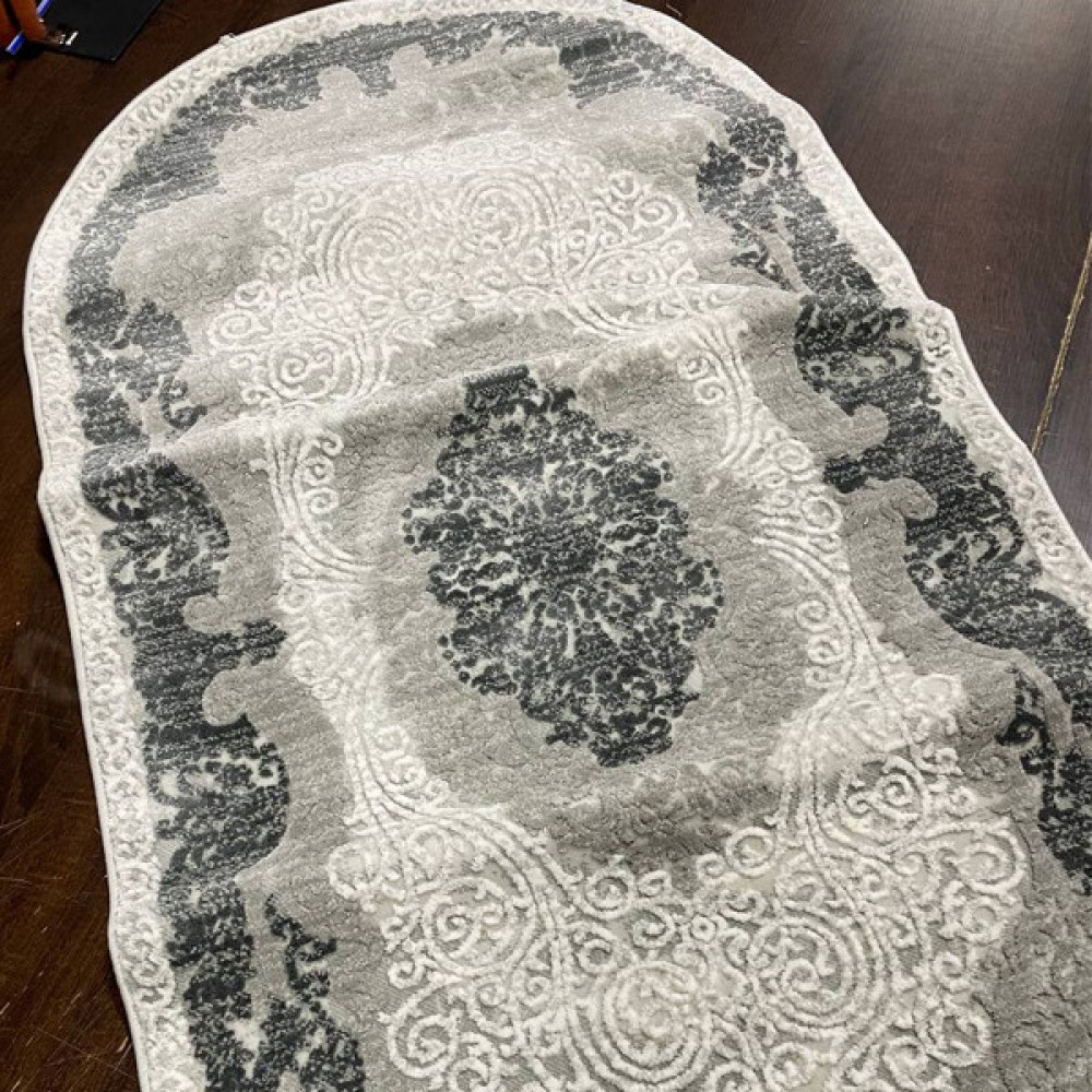 Килим Empire 8530L Grey/Antrasit (o) - 80х150