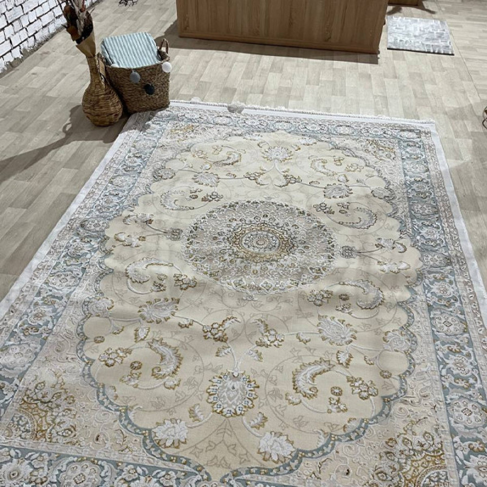 Килим Beauty 6707A Acik Beige Coken / Beyaz - 200х290
