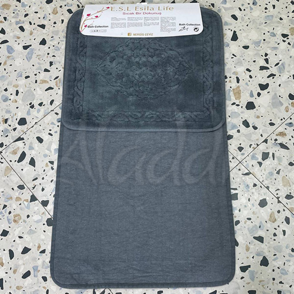 Набір котонових килимків Esila Life (100х60 см + 60х50 см) Pattern D.Blue