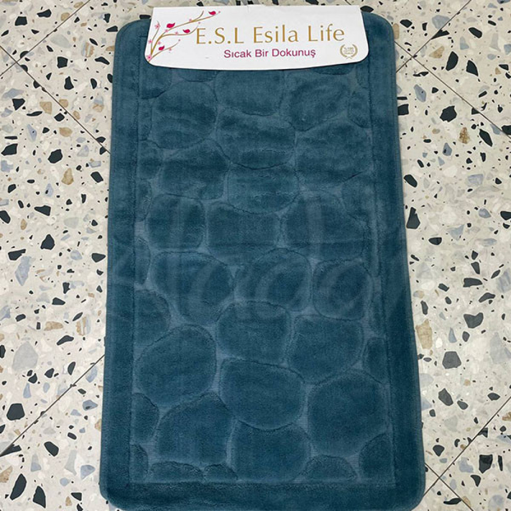 Набір котонових килимків Esila Life (100х60 см + 60х50 см) D.Turquoise