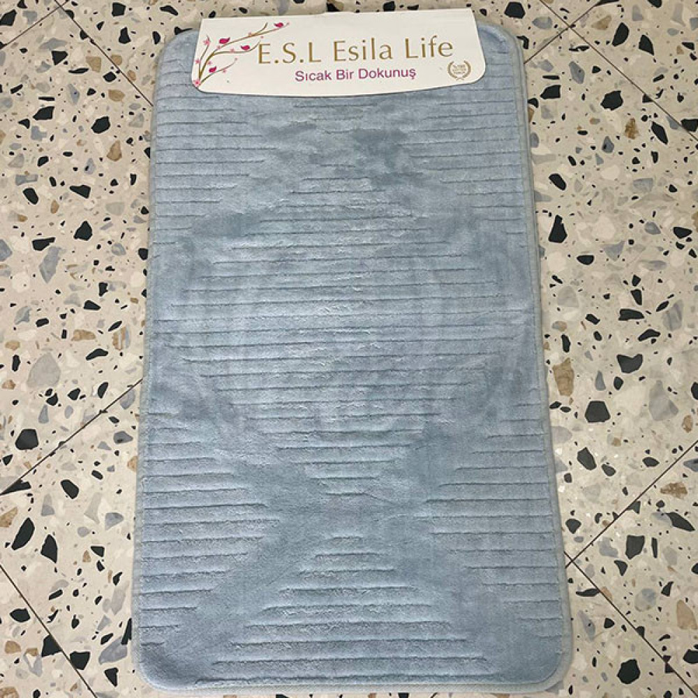 Набір котонових килимків Esila Life (100х60 см + 60х50 см) L.Blue
