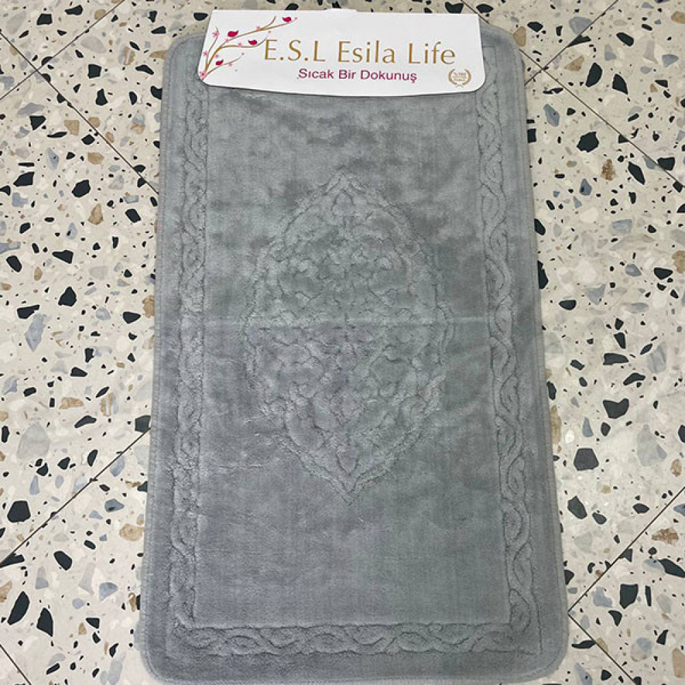 Набір котонових килимків Esila Life (100х60 см + 60х50 см) pattern Grey