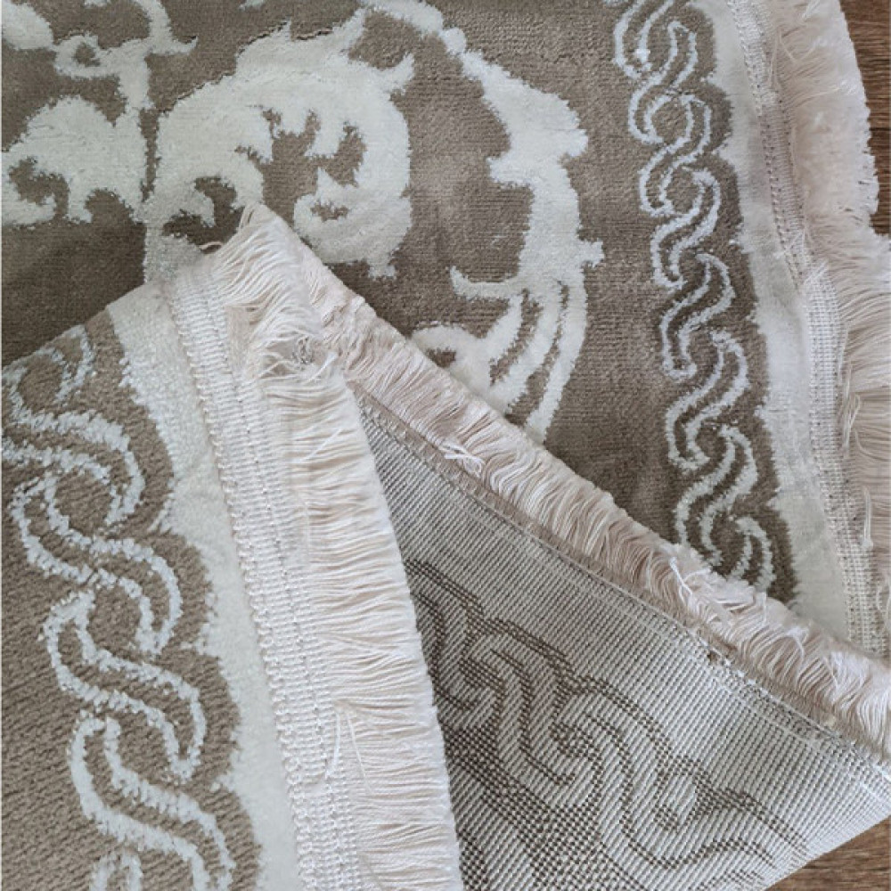 Килим Lumy 0AF96B POLY.BEIGE/CREAM - 60х100, Овал